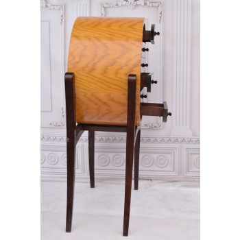 Okrągła Komoda Regał Art Deco - Szafka - Pomocnik 6 szuflad Francja Unikat