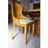 Polski Stół Art Deco + 6 Krzeseł Okrągły - Rodzinny - Meble Salon Jadalnia