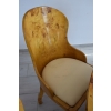 Polski Stół Art Deco + 6 Krzeseł Okrągły - Rodzinny - Meble Salon Jadalnia