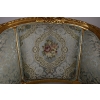 PAŁACOWY Komplet Mebli - Kawowy - Wypoczynek Sofa + 2 Fotele + Stół