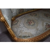 PAŁACOWY Komplet Mebli - Kawowy - Wypoczynek Sofa + 2 Fotele + Stół