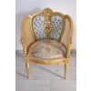 KRÓLEWSKI Komplet Mebli - Kawowy - Wypoczynek Sofa + 2 Fotele + Stół