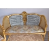 KRÓLEWSKI Komplet Mebli - Kawowy - Wypoczynek Sofa + 2 Fotele + Stół
