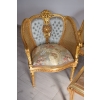 KRÓLEWSKI Komplet Mebli - Kawowy - Wypoczynek Sofa + 2 Fotele + Stół