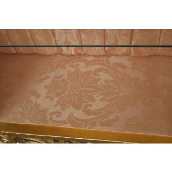 Pałacowa Wielka Francuska Witryna - 100% Drewno - Złota – Gablota Serwantka