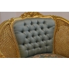 PAŁACOWY Komplet Mebli - Kawowy - Wypoczynek Sofa + 2 Fotele