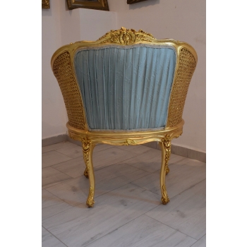 PAŁACOWY Komplet Mebli - Kawowy - Wypoczynek Sofa + 2 Fotele