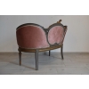 Pałacowa Sofa Kanapa - Leżanka Szezlong - Drewno z Obrazkiem