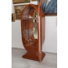 Owalna Witryna Art Deco - Gablotka Serwantka - Salon Gabinet - Gablota