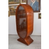 Owalna Witryna Art Deco - Gablotka Serwantka - Salon Gabinet - Gablota