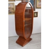 Owalna Witryna Art Deco - Gablotka Serwantka - Salon Gabinet - Gablota