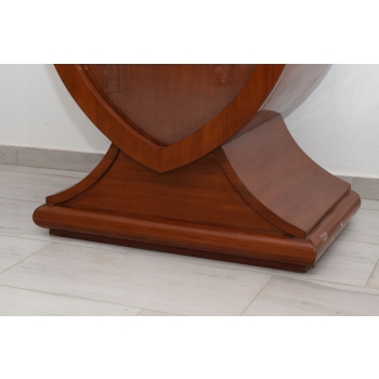 Owalna Witryna Art Deco - Gablotka Serwantka - Salon Gabinet - Gablota