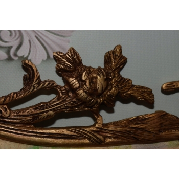 Obraz Tkanina - Francuska Arystokracja - RAMA Z BRĄZU 129cm