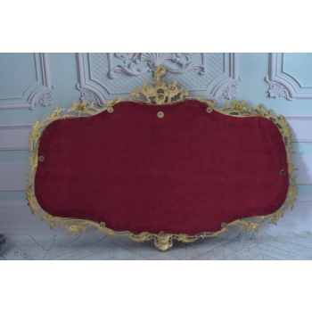 Wielki Obraz Tkanina - GOBELIN - Pejzaż Francuski RAMA Z BRĄZU 127CM