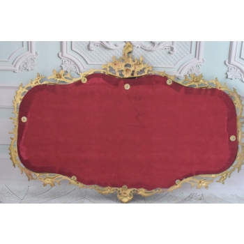 Obraz Tkanina - Francuska Arystokracja - RAMA Z BRĄZU 129cm