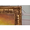 Statki na Morzu Marynistyka - Obraz na Płótnie - 116x88cm Gruba Złota Rama