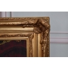 Francuski Bal Arystokracja - Obraz na Materiale - 141x81cm Gruba Złota Rama