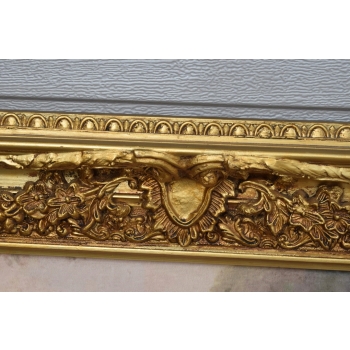 Francuscy Arystokraci - Obraz na Materiale - 149x97cm Gruba Złota Rama
