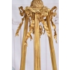 Królewski Postaciowy Żyrandol z Brązu Złoconego + 13 żarówek - Lampa 120cm