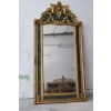Pałacowe Barokowe Złote Zielone Lustro - Gruba Rama - 215 x 107 cm