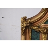 Pałacowe Barokowe Złote Zielone Lustro - Gruba Rama - 215 x 107 cm