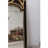 Pałacowe Barokowe Złote Czarne Lustro - Gruba Rama - 233 x 127 cm