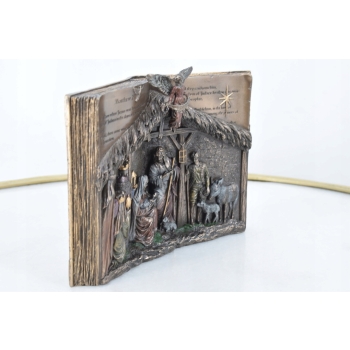 Szopka Bożonarodzeniowa - Jezus Maryja Boże Narodzenie - Biblia - Figurka