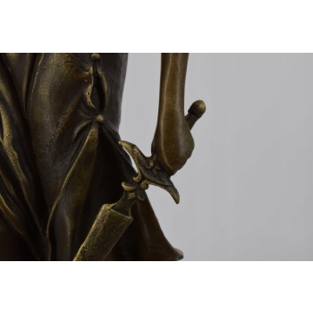 Temida Bogini Sprawiedliwości - Figura z Brązu - Prezent Adwokata Sędziego