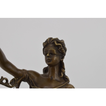 Temida Bogini Sprawiedliwości - Figura z Brązu - Prezent Adwokata Sędziego