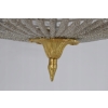 Kryształowy Plafon - Lampa Sufitowa Żyrandol - Zdobiony Mosiądzem fi 50