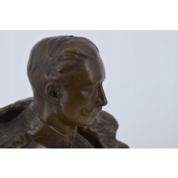 Wilhelm II - Popiersie Cesarze Figura Rzeźba z Brązu - Dowódca - Dekoracja