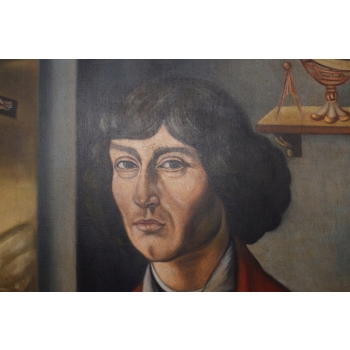 Portret Mikołaj Kopernik 1926 - Obraz Olejny - Filozof - Prezent Ozdoba