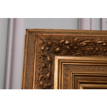 A. Styka - Zakochani - Orientalna Scena - Obraz Olejny - Rama Złota