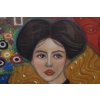 Gustav Klimt - Portret Judyta - Memento Mori - Obraz Olejny za Szkłem