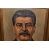 Portret Józef Stalin - Przywódca Związek Radziecki - Obraz Olejny