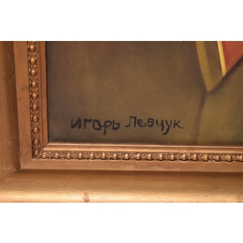 Portret Józef Stalin - Przywódca Związek Radziecki - Obraz Olejny