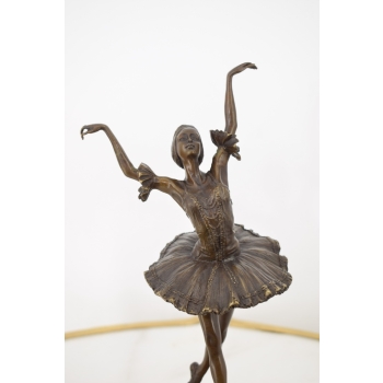 Zmysłowa Tancerka - Baletnica - Kobieta z Brązu - Figura Brąz - Prezent