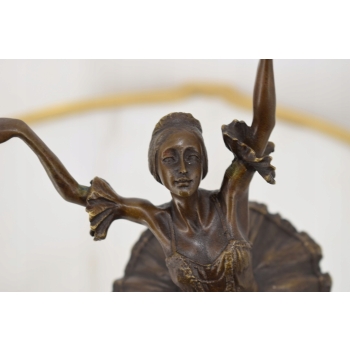 Zmysłowa Tancerka - Baletnica - Kobieta z Brązu - Figura Brąz - Prezent