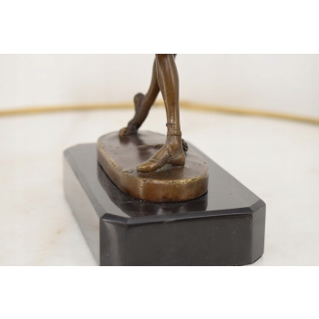 Zmysłowa Tancerka - Baletnica - Kobieta z Brązu - Figura Brąz - Prezent