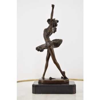Zmysłowa Tancerka - Baletnica - Kobieta z Brązu - Figura Brąz - Prezent