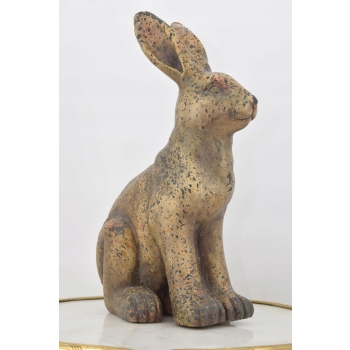 Królik Wielkanocny -Zając - Figura Rzeźba z Tworzywa - Ozdoba Dom Ogród