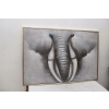 WIELKI OBRAZ NA PŁÓTNIE- SŁOŃ ELEPHANT vintage
