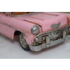 Metalowy Model Samochód - Różowe Auto Retro - Mercedes - Vintage