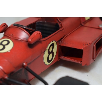 Metalowy Model Kolekcjonerski - Bolid Formula 1 Czerwona Wyścigówka Prezent