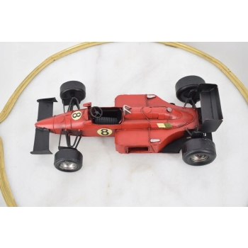 Metalowy Model Kolekcjonerski - Bolid Formula 1 Czerwona Wyścigówka Prezent