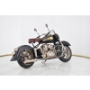 Metalowy Czarno-Czerwony Motor - Motocykl Model Kolekcjonerski - Vintage