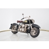 Metalowy Czarno-Czerwony Motor - Motocykl Model Kolekcjonerski - Vintage