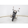 Metalowy Czarno-Czerwony Motor - Motocykl Model Kolekcjonerski - Vintage