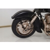Metalowy Czarno-Czerwony Motor - Motocykl Model Kolekcjonerski - Vintage