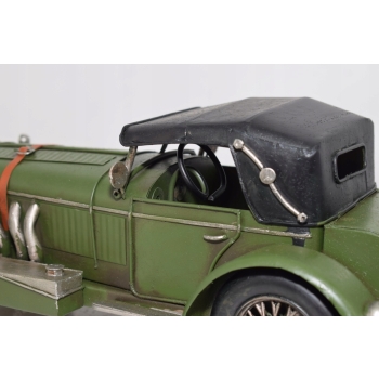 Metalowy Model Samochód - Zielone Auto - Kolekcja Vintage